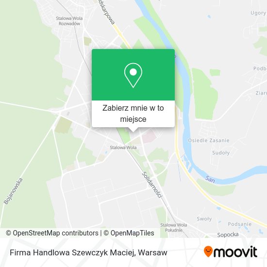 Mapa Firma Handlowa Szewczyk Maciej