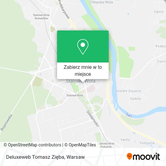 Mapa Deluxeweb Tomasz Zięba