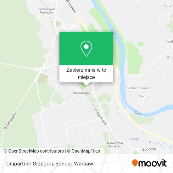 Mapa Citipartner Grzegorz Sondej