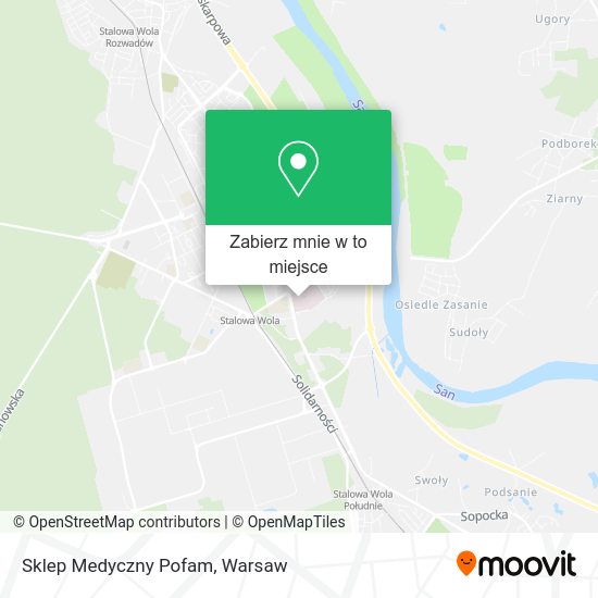 Mapa Sklep Medyczny Pofam