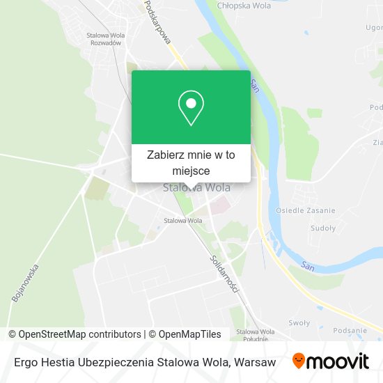 Mapa Ergo Hestia Ubezpieczenia Stalowa Wola