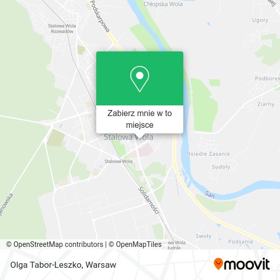 Mapa Olga Tabor-Leszko