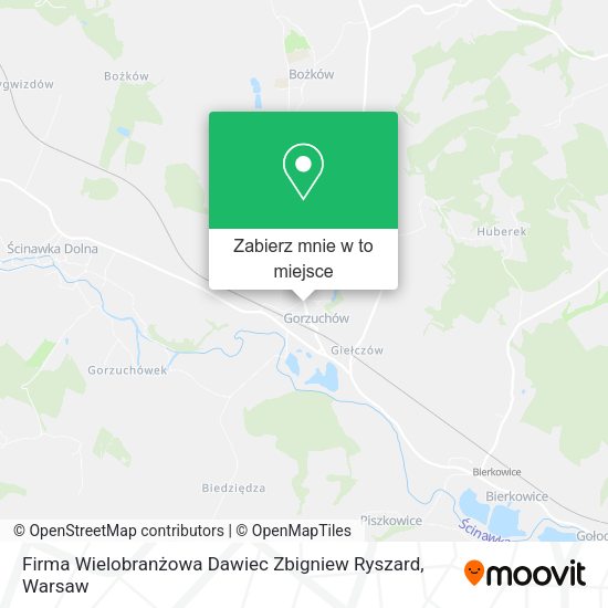 Mapa Firma Wielobranżowa Dawiec Zbigniew Ryszard