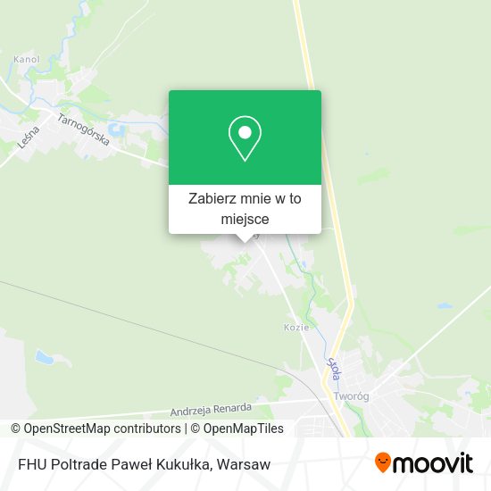 Mapa FHU Poltrade Paweł Kukułka