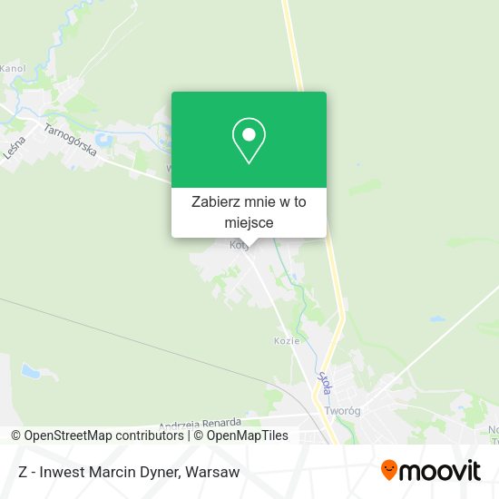 Mapa Z - Inwest Marcin Dyner