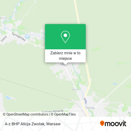 Mapa A-z BHP Alicja Zwolak