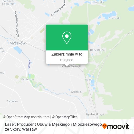 Mapa Laser. Producent Obuwia Męskiego i Młodzieżowego ze Skóry