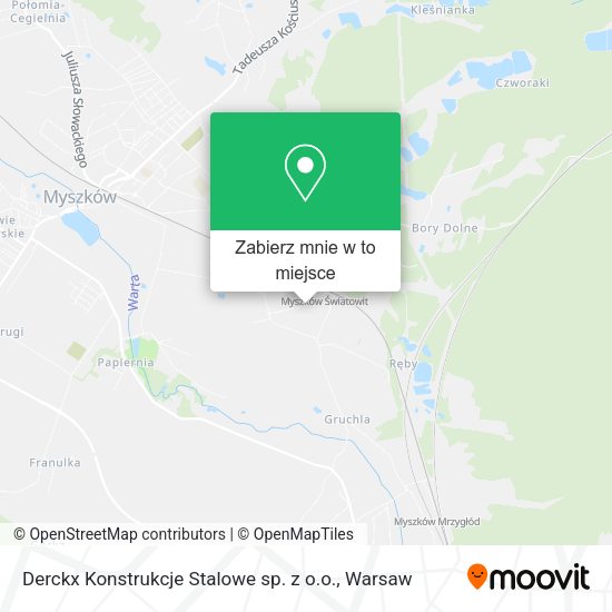 Mapa Derckx Konstrukcje Stalowe sp. z o.o.