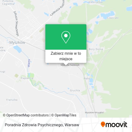 Mapa Poradnia Zdrowia Psychicznego