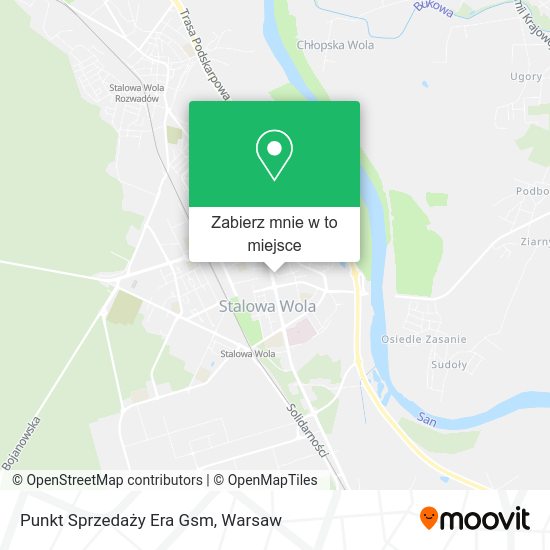 Mapa Punkt Sprzedaży Era Gsm