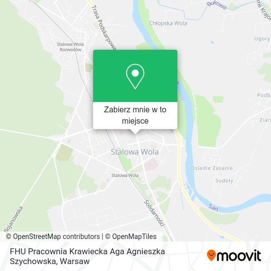 Mapa FHU Pracownia Krawiecka Aga Agnieszka Szychowska