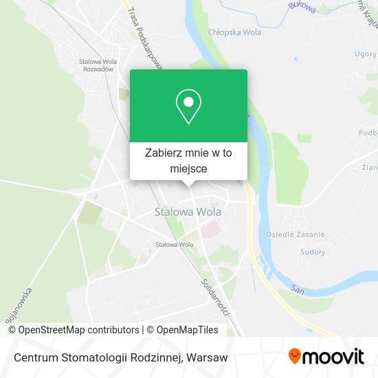 Mapa Centrum Stomatologii Rodzinnej