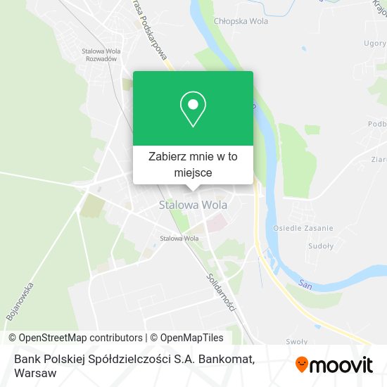 Mapa Bank Polskiej Spółdzielczości S.A. Bankomat