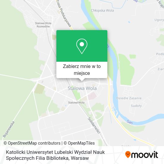 Mapa Katolicki Uniwersytet Lubelski Wydział Nauk Społecznych Filia Biblioteka