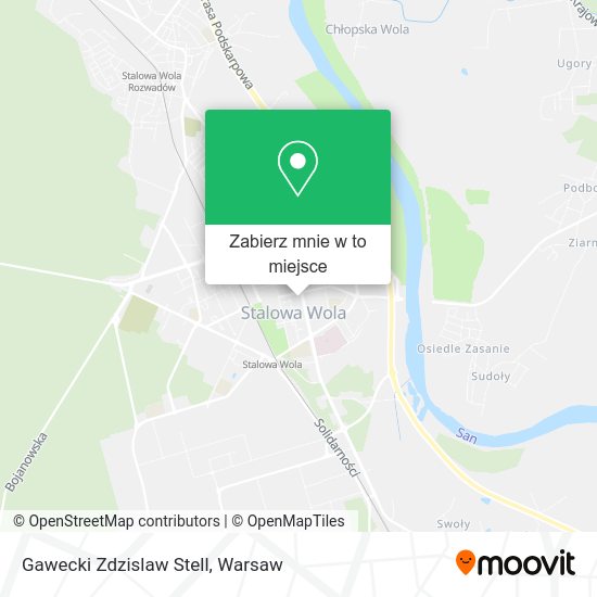 Mapa Gawecki Zdzislaw Stell