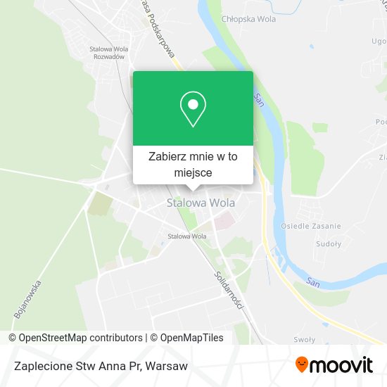 Mapa Zaplecione Stw Anna Pr