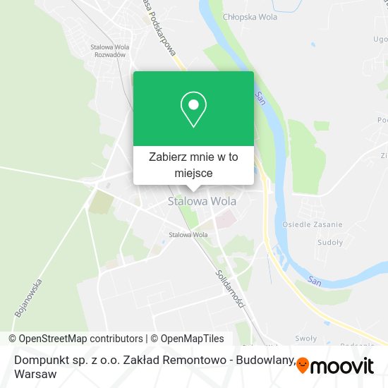 Mapa Dompunkt sp. z o.o. Zakład Remontowo - Budowlany