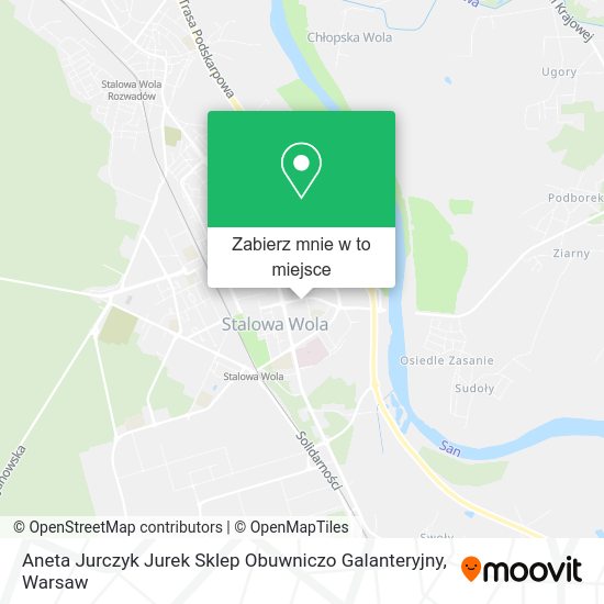 Mapa Aneta Jurczyk Jurek Sklep Obuwniczo Galanteryjny