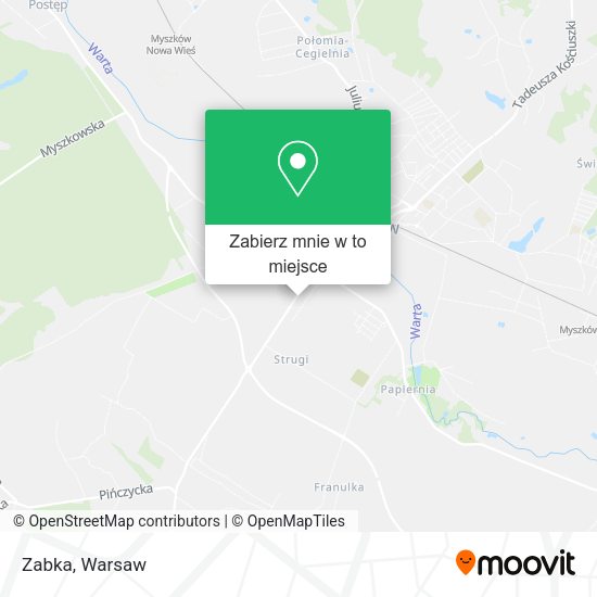 Mapa Zabka