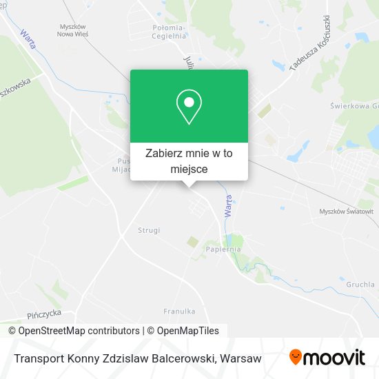 Mapa Transport Konny Zdzislaw Balcerowski