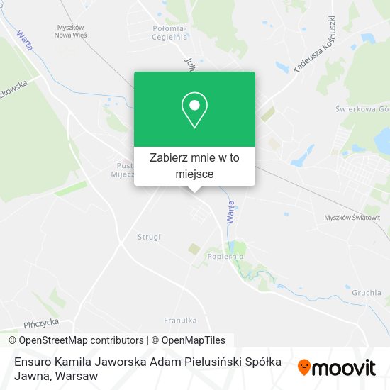 Mapa Ensuro Kamila Jaworska Adam Pielusiński Spółka Jawna