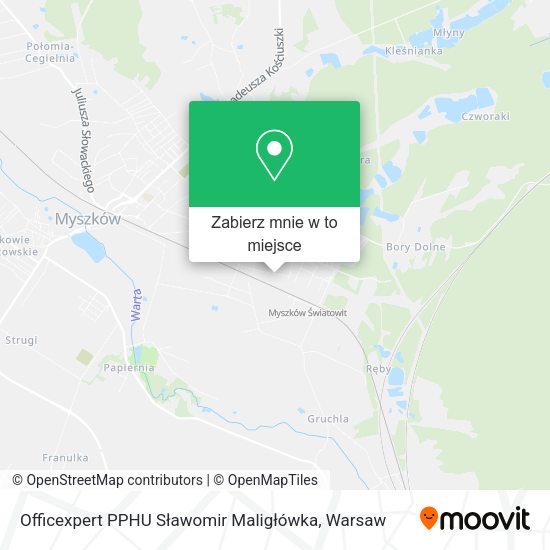 Mapa Officexpert PPHU Sławomir Maligłówka