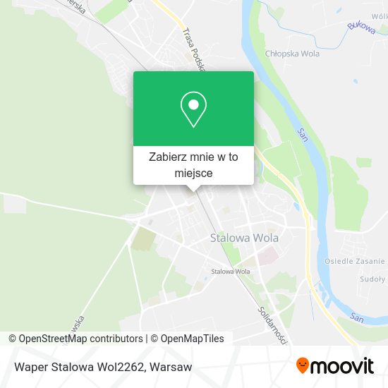 Mapa Waper Stalowa Wol2262