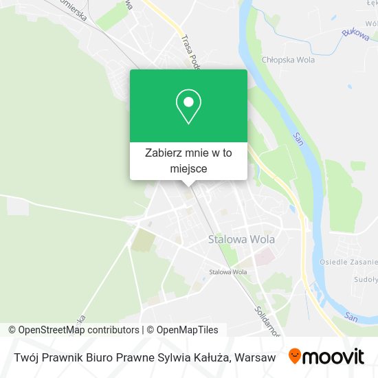 Mapa Twój Prawnik Biuro Prawne Sylwia Kałuża