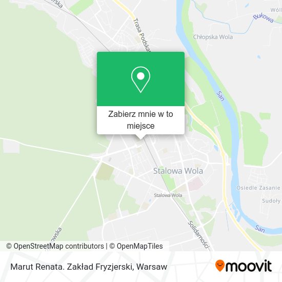 Mapa Marut Renata. Zakład Fryzjerski