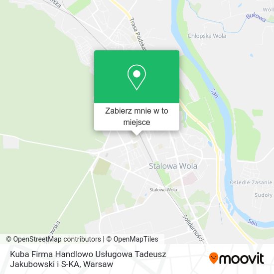 Mapa Kuba Firma Handlowo Usługowa Tadeusz Jakubowski i S-KA