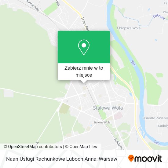 Mapa Naan Usługi Rachunkowe Luboch Anna