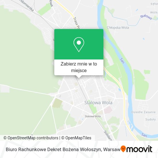 Mapa Biuro Rachunkowe Dekret Bożena Wołoszyn