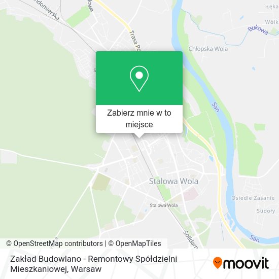 Mapa Zakład Budowlano - Remontowy Spółdzielni Mieszkaniowej