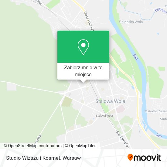 Mapa Studio Wizazu i Kosmet