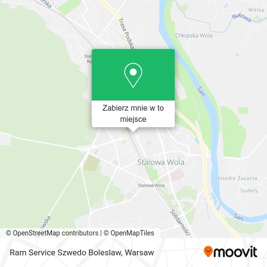 Mapa Ram Service Szwedo Boleslaw