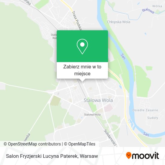 Mapa Salon Fryzjerski Lucyna Paterek