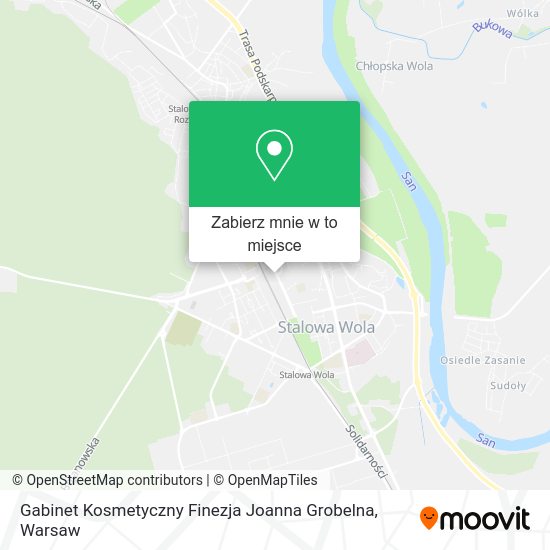 Mapa Gabinet Kosmetyczny Finezja Joanna Grobelna