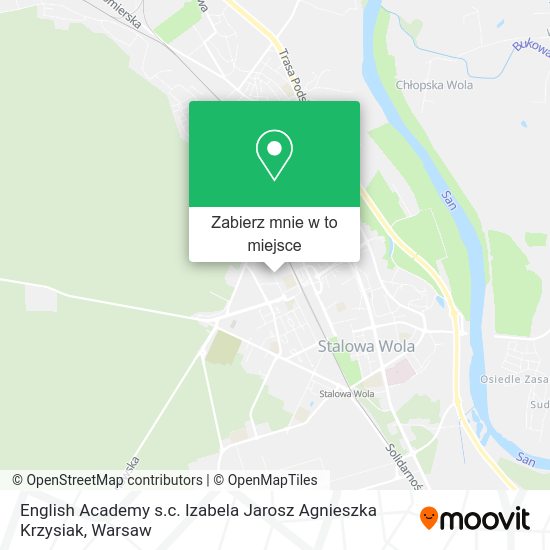 Mapa English Academy s.c. Izabela Jarosz Agnieszka Krzysiak