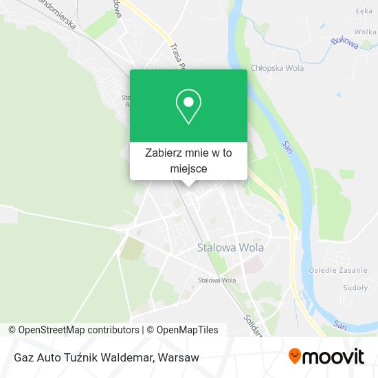 Mapa Gaz Auto Tuźnik Waldemar