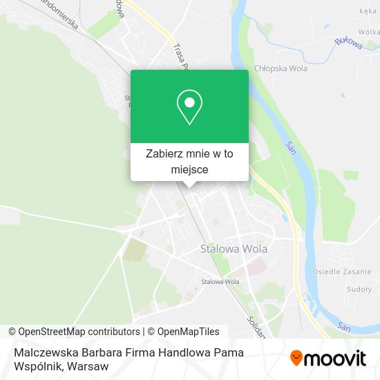 Mapa Malczewska Barbara Firma Handlowa Pama Wspólnik