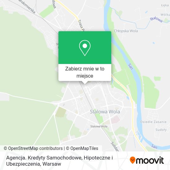 Mapa Agencja. Kredyty Samochodowe, Hipoteczne i Ubezpieczenia