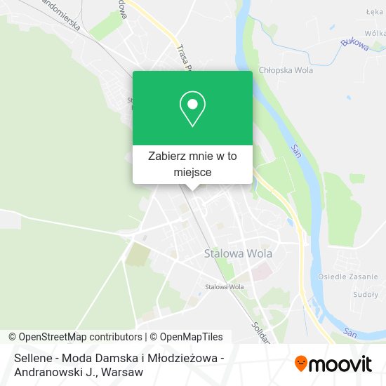 Mapa Sellene - Moda Damska i Młodzieżowa - Andranowski J.