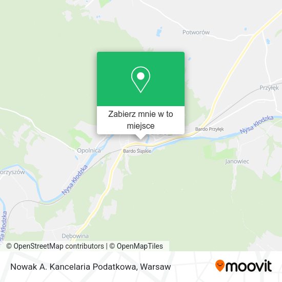 Mapa Nowak A. Kancelaria Podatkowa