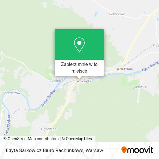 Mapa Edyta Sarkowicz Biuro Rachunkowe