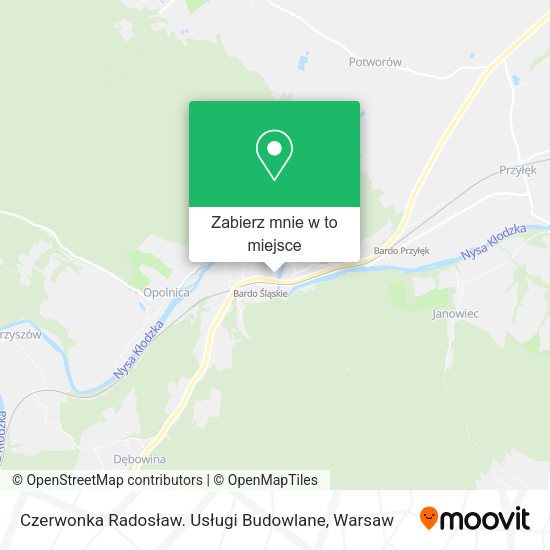 Mapa Czerwonka Radosław. Usługi Budowlane