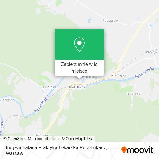 Mapa Indywidualana Praktyka Lekarska Petz Łukasz