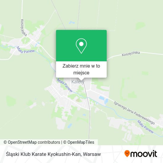 Mapa Śląski Klub Karate Kyokushin-Kan