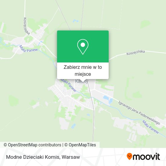 Mapa Modne Dzieciaki Komis