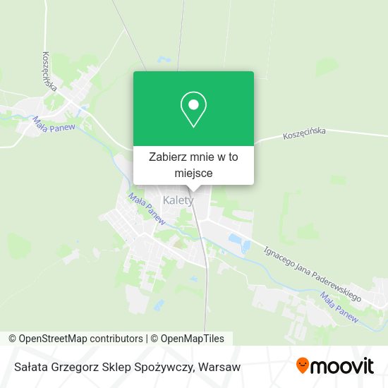 Mapa Sałata Grzegorz Sklep Spożywczy