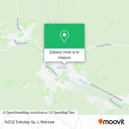 Mapa NZOZ Eskulap Sp J